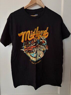 Midland Band Concert T-shirt Size Large People Say I've Got a Drinking Problem